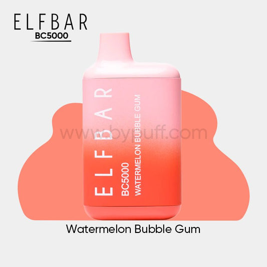 Elf Bar 5000 Watermelon Bubble Gum - ByPuff