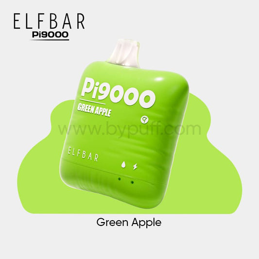 Elf Bar Pi9000 Green Apple - ByPuff
