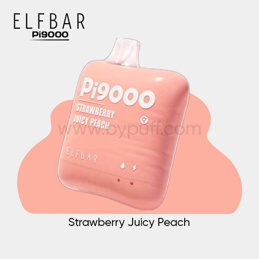 Elf Bar Pi9000 Strawberry Juicy Peach - ByPuff