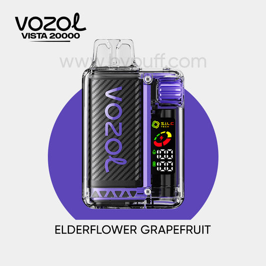 Vozol 20000 Elderflower Grapefruit