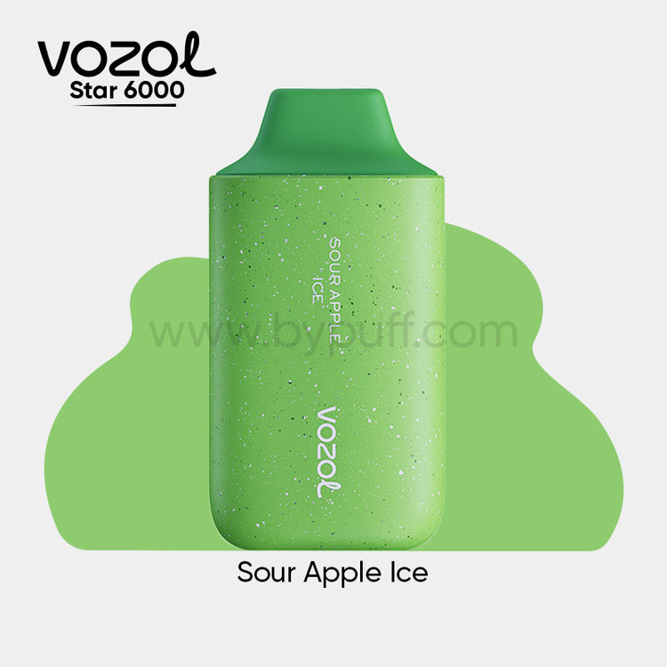 Vozol 6000 Sour Apple ice